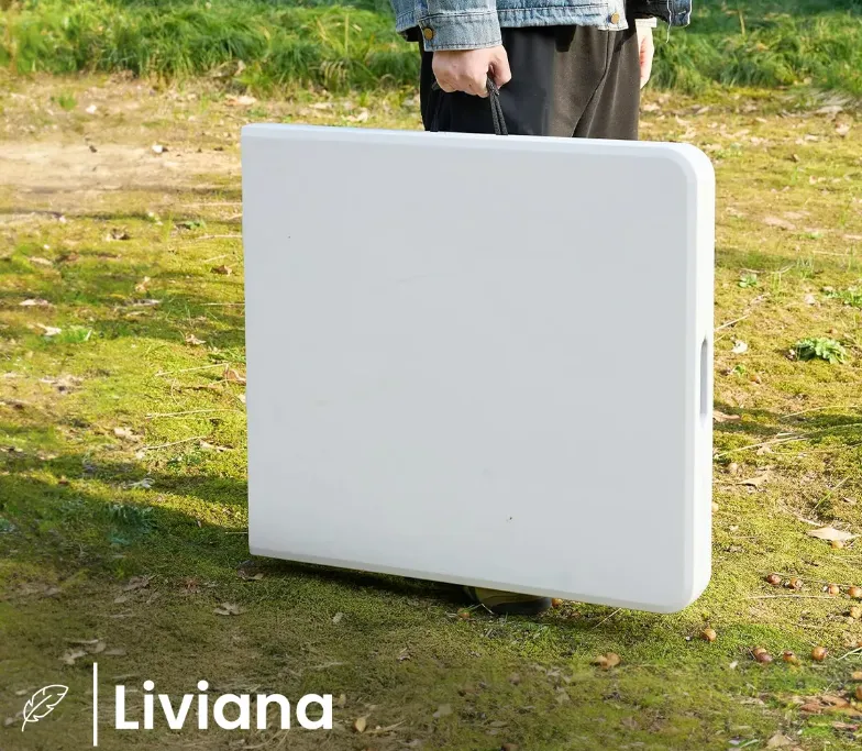 Mesa Plegable FoldEase 180 cm — Se pliega como maletín y se lleva con una mano