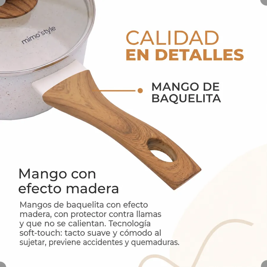 Set de Ollas Antiadherentes Colinox Style - detalle 8