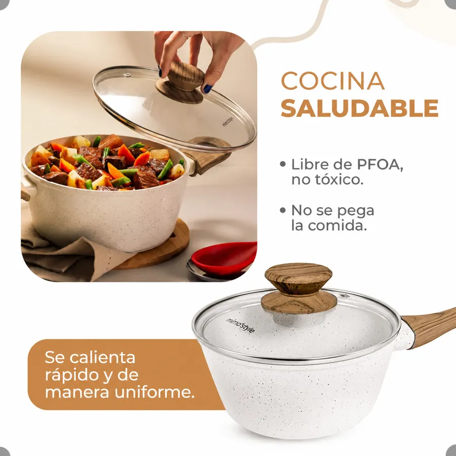 Set de Ollas Antiadherentes Colinox Style - detalle 4