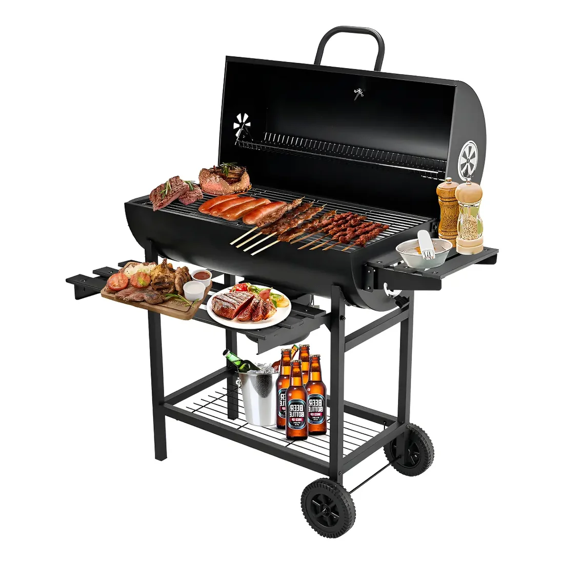 Asador Ahumador de Carbón