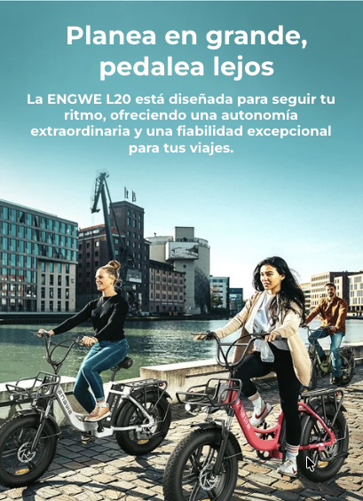 Bicicleta Eléctrica Urbana L20 - detalle 3