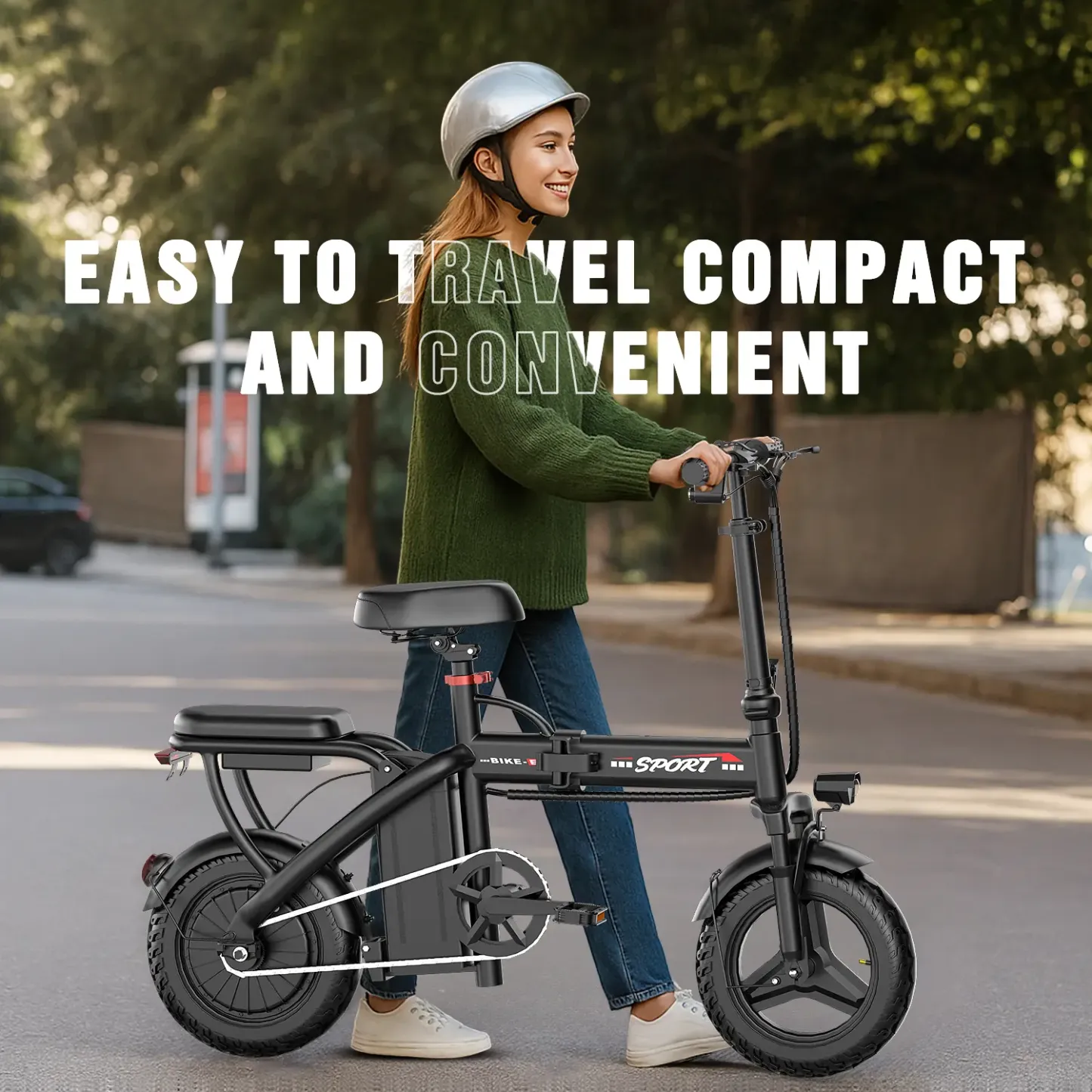 Bicicleta Eléctrica Plegable Z6 — imagen 2 de 3