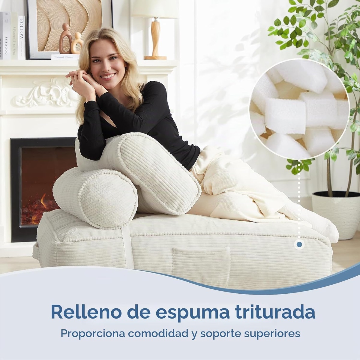 Sillón Futón Convertible 4 en 1 — imagen 2 de 6