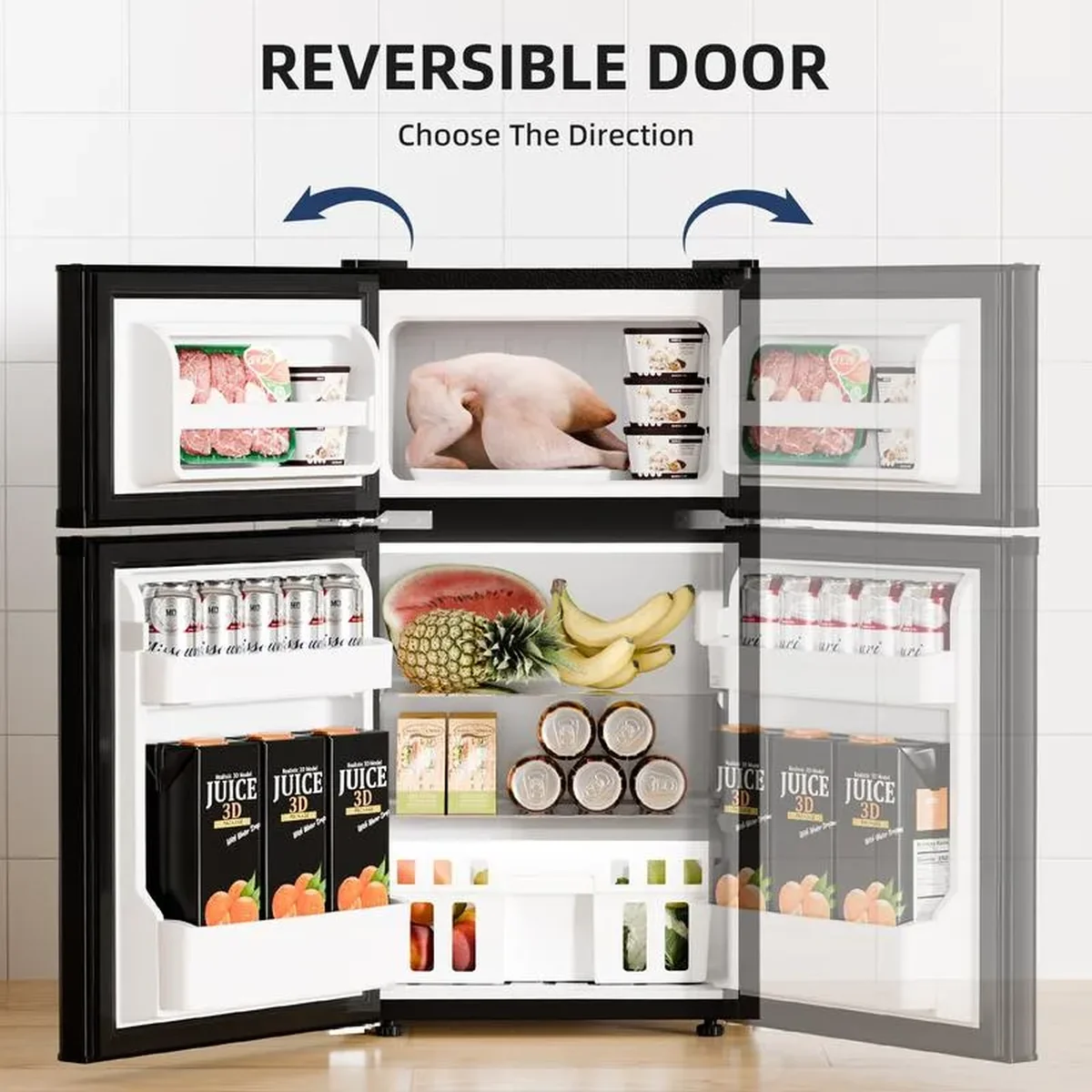 Mini Refrigerador 2 Puertas - detalle 2