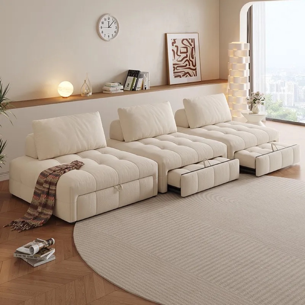 Sofá Cama Convertible Nube c/ Baúl — imagen 3 de 3