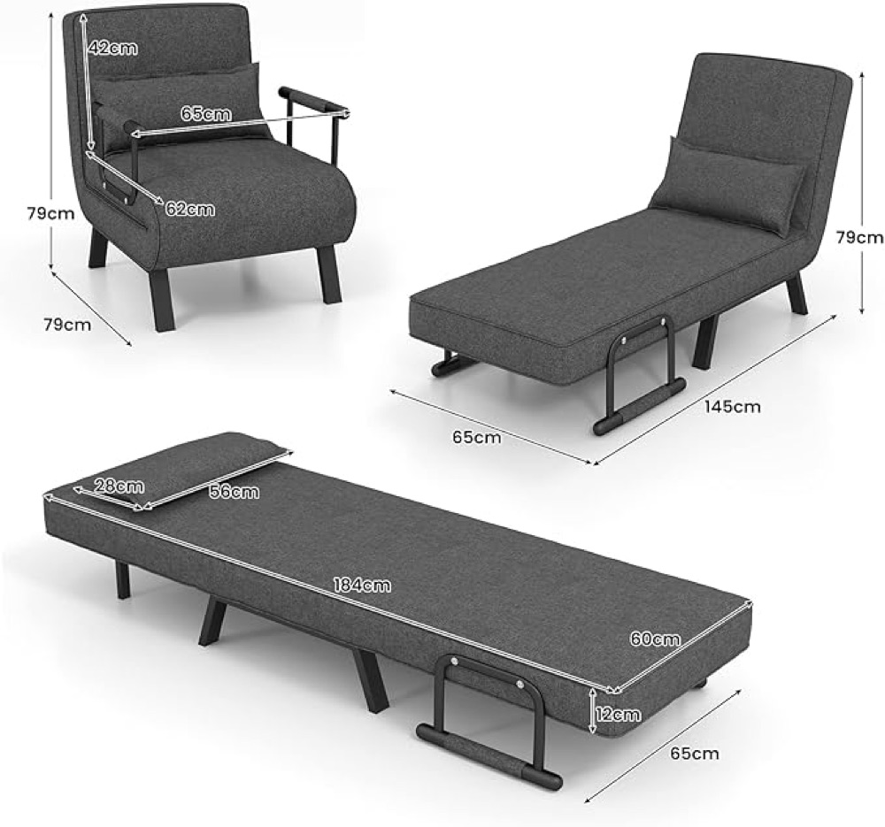 Sofá Cama Convertible 3 en 1 — imagen 2 de 3